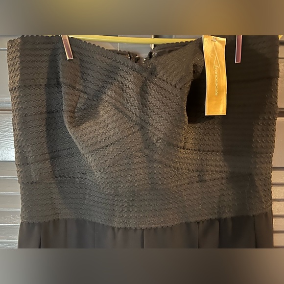 Jun & Ivy Strapless Black Cocktail Dress - Picture 3 of 6